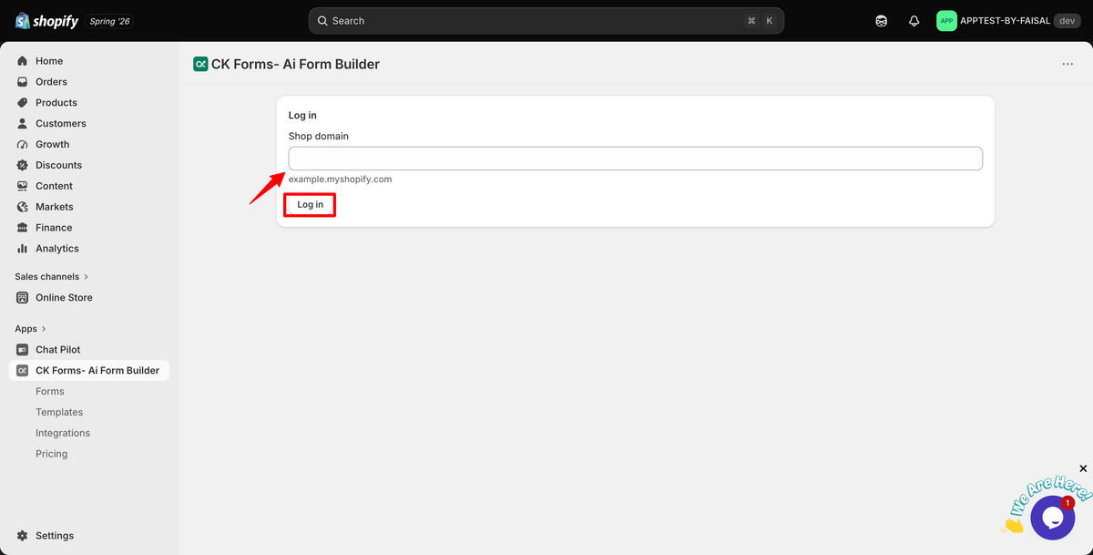 Installation & Store Authentication