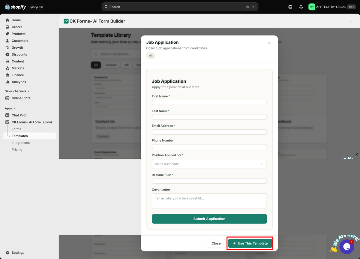 Managing the Template Library