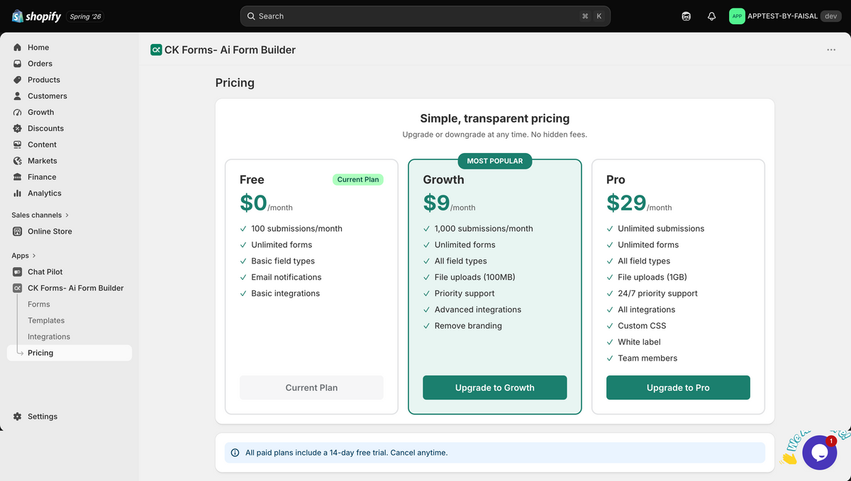 Pricing & Plans
