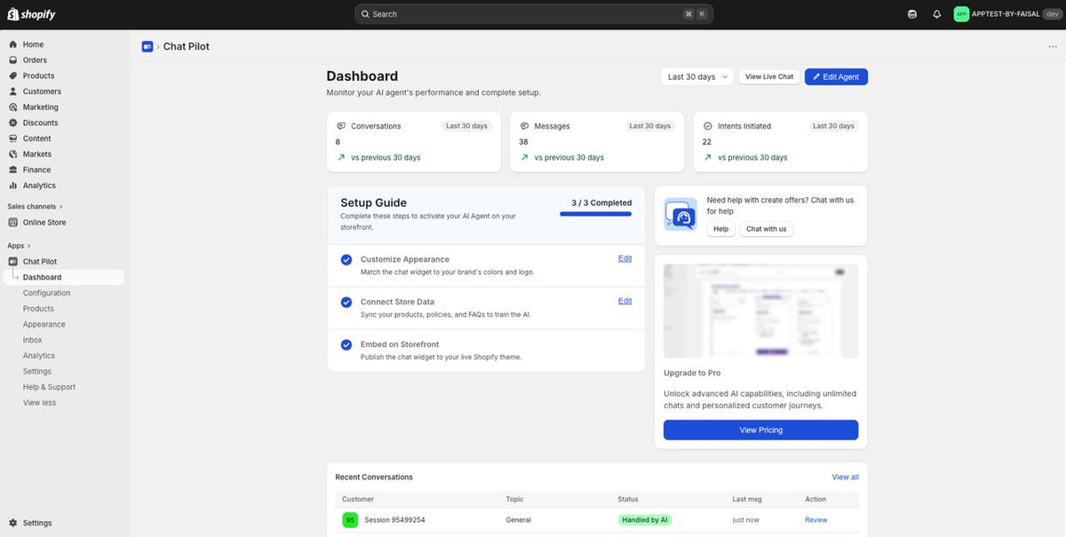Dashboard Overview