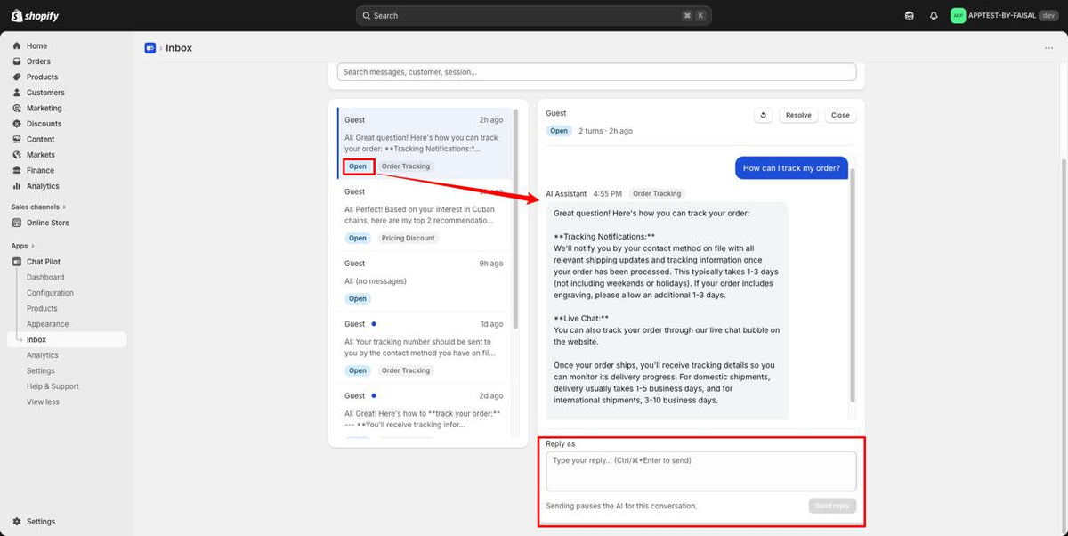 Live Chat Inbox & Support Desks