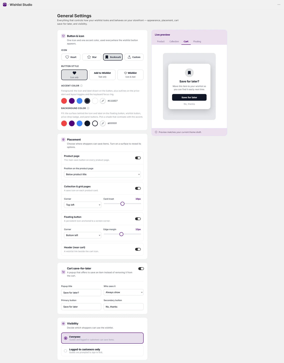 General Settings