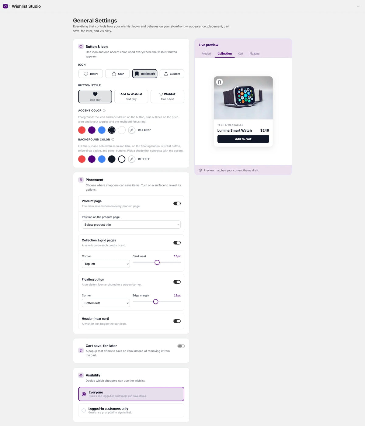 General Settings