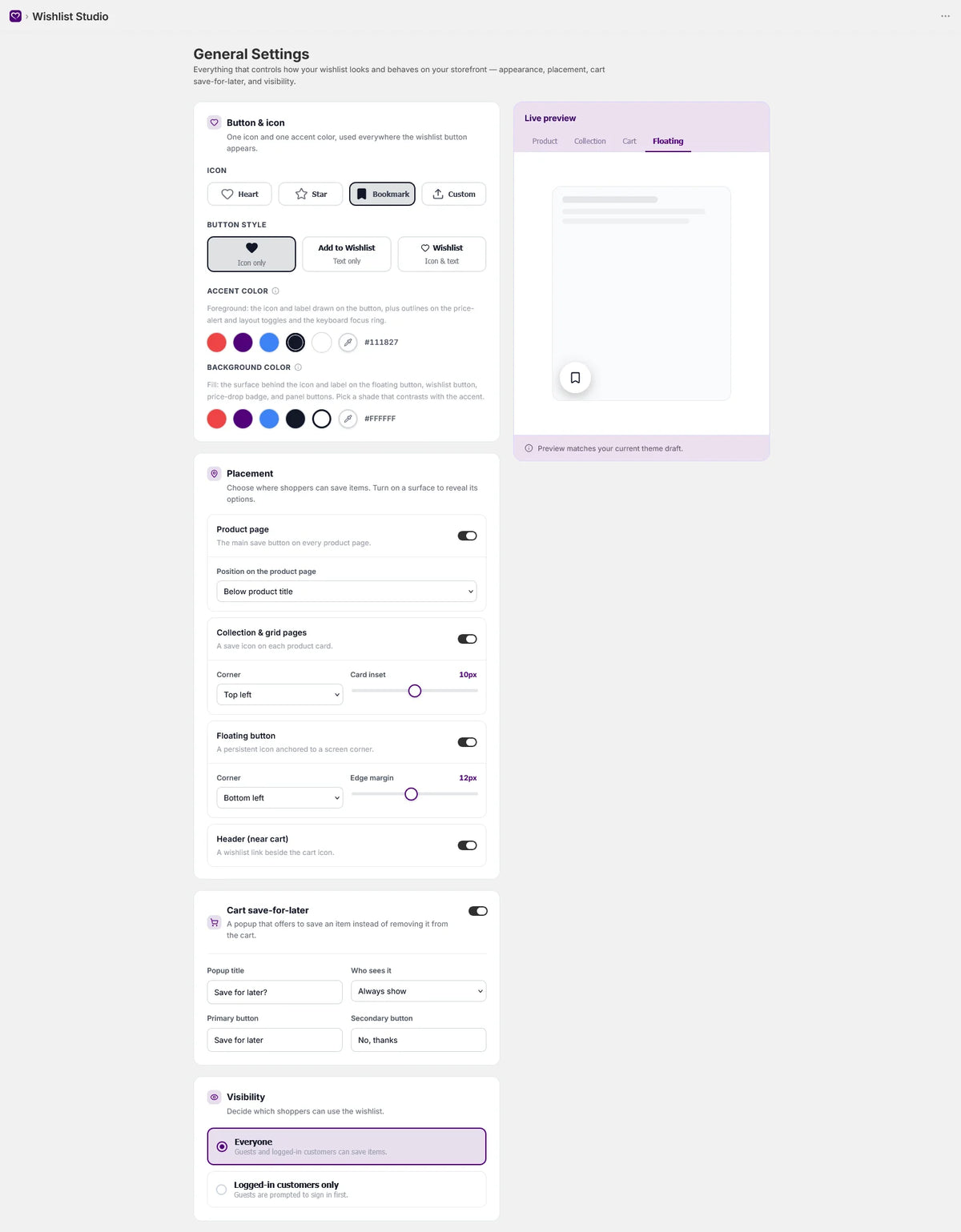 General Settings